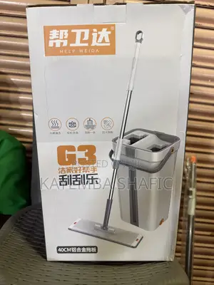 Help Weida G3 Hands-Free Microfiber Flat Mop and Bucket System