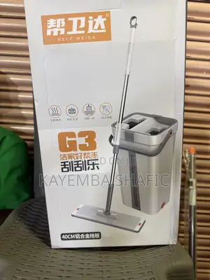Help Weida G3 Hands-Free Microfiber Flat Mop and Bucket System