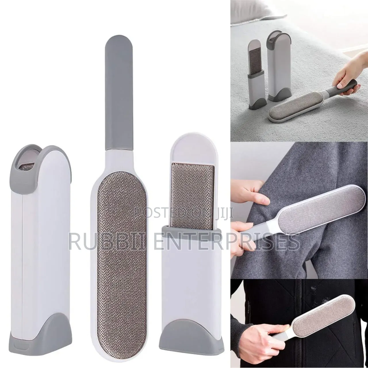 Reusable Double-Sided Lint and Pet Hair Remover Brush Set