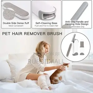 Reusable Double-Sided Lint and Pet Hair Remover Brush Set