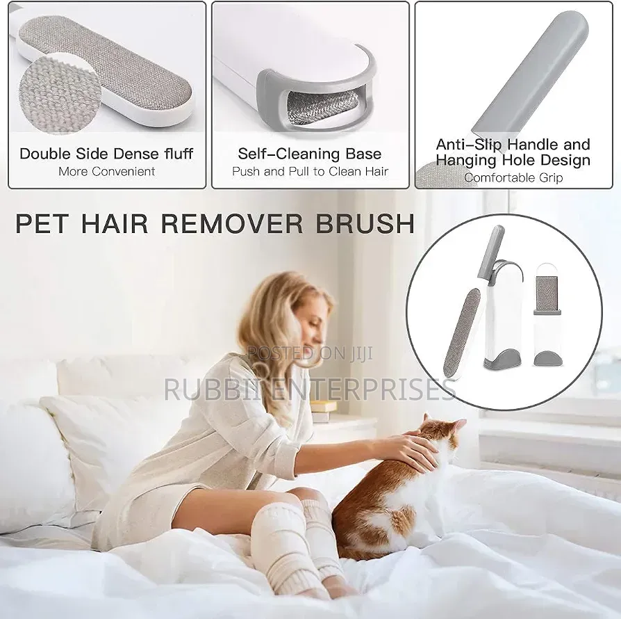 Reusable Double-Sided Lint and Pet Hair Remover Brush Set