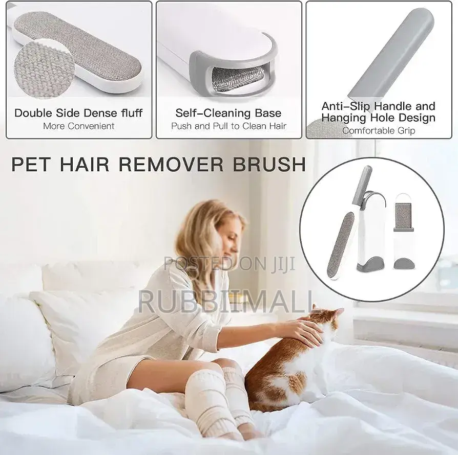 Reusable Double-Sided Lint and Pet Hair Remover Brush Set