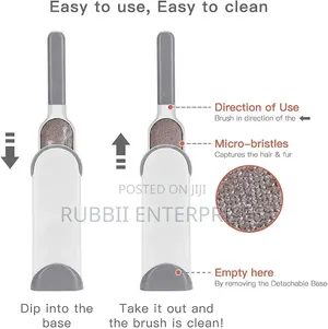 Reusable Double-Sided Lint and Pet Hair Remover Brush Set