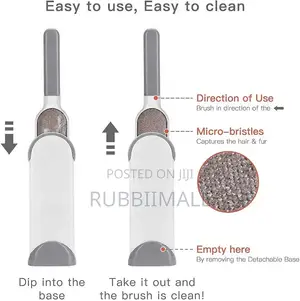 Reusable Double-Sided Lint and Pet Hair Remover Brush Set