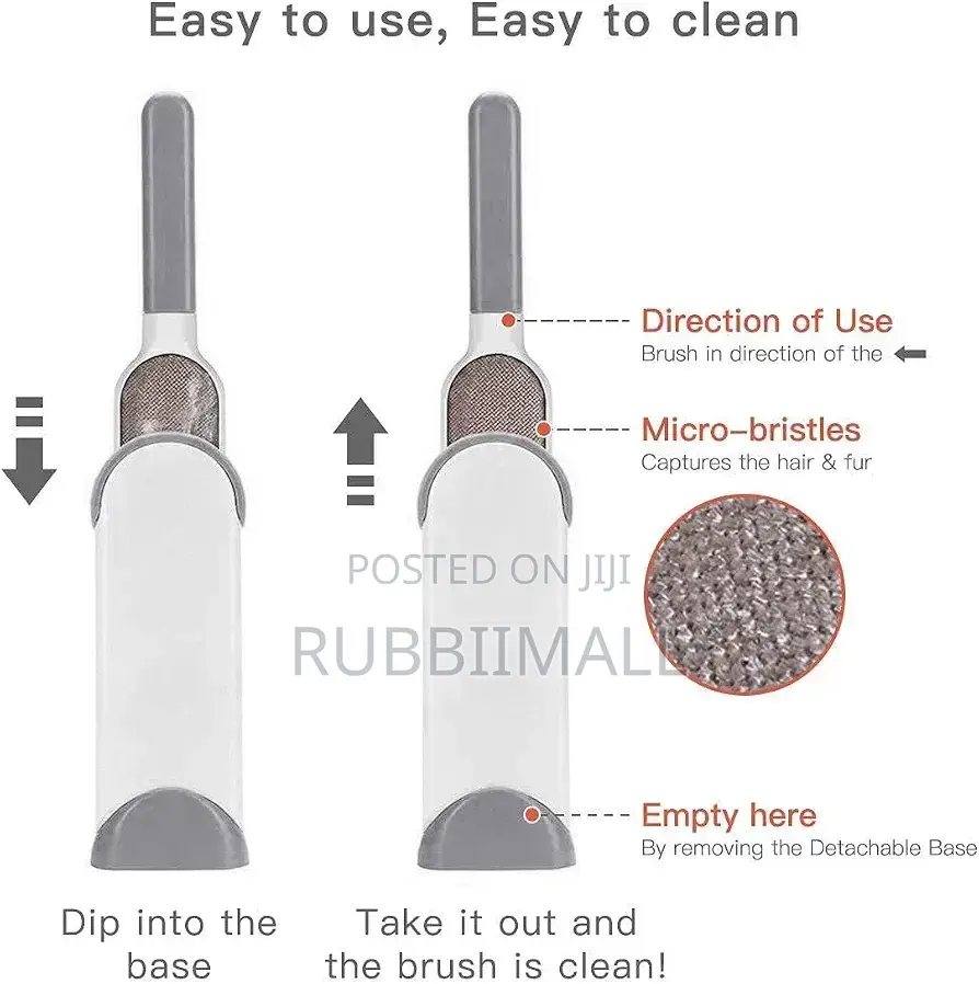 Reusable Double-Sided Lint and Pet Hair Remover Brush Set