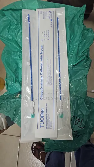 Chest Drainage Catheter With Trocar