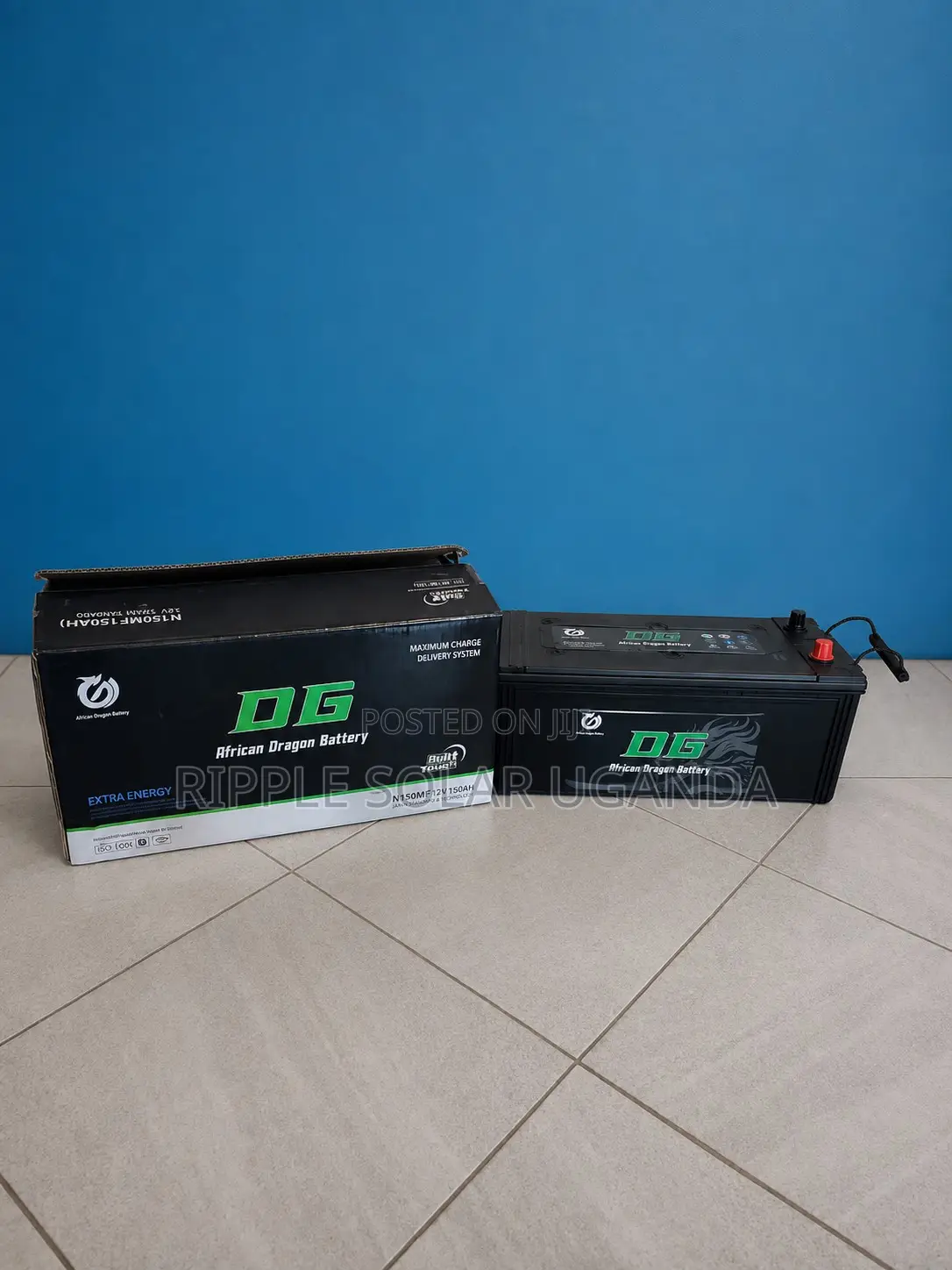 150Ah DG African Dragon N150 Maintenance-Free Car Battery 12V