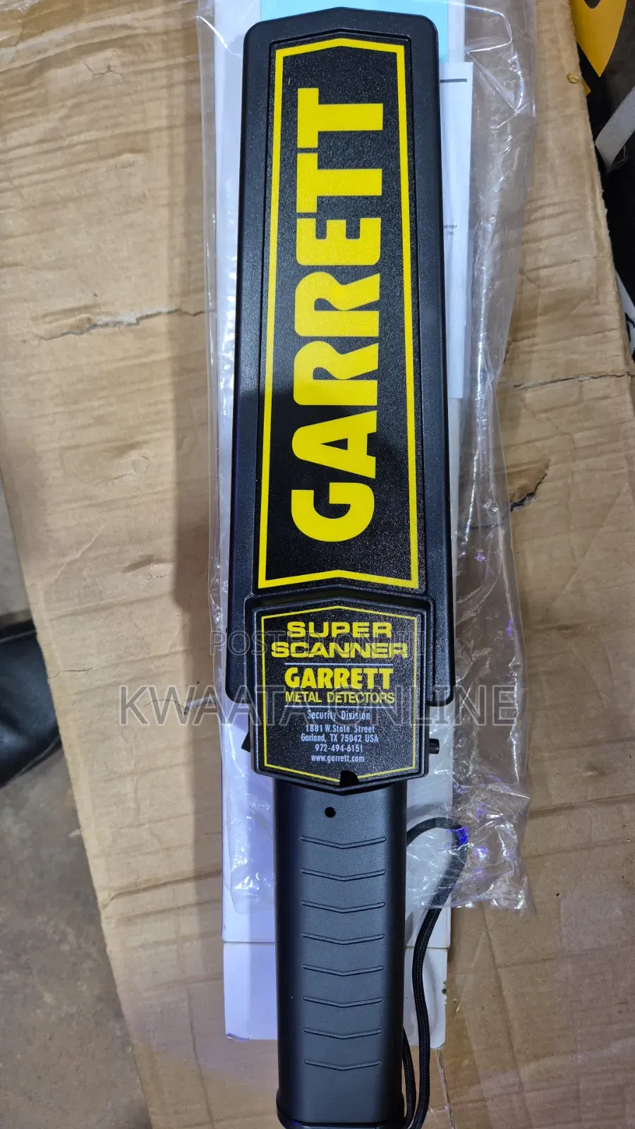 Garrett Metal Detectors Super Scanner v Hand Held Personal Search Wand