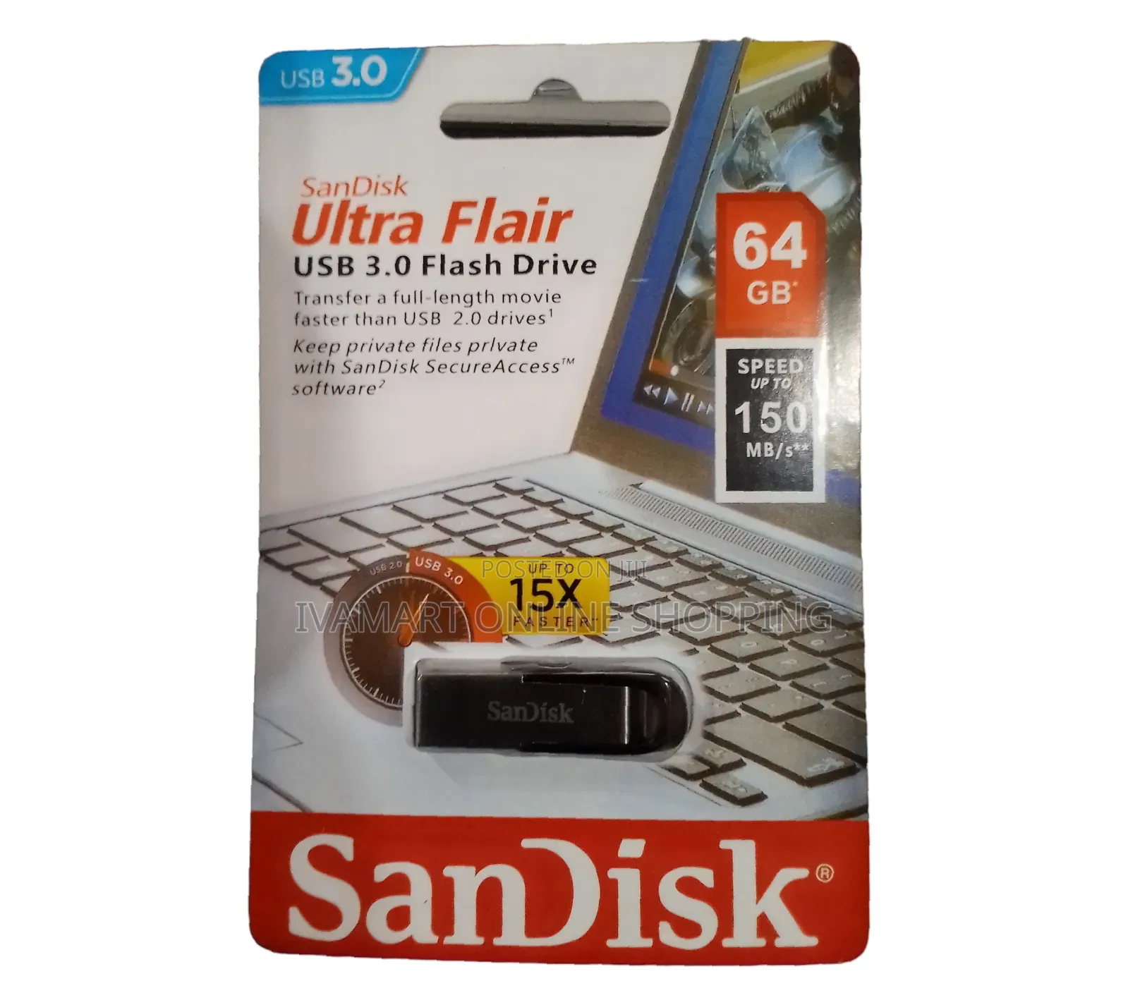 SanDisk 64 GB USB Flash Drives