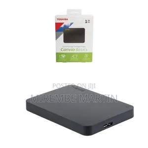 Toshiba Canvio Basics 1TB External USB 3.0 Portable Hard Drive - Black