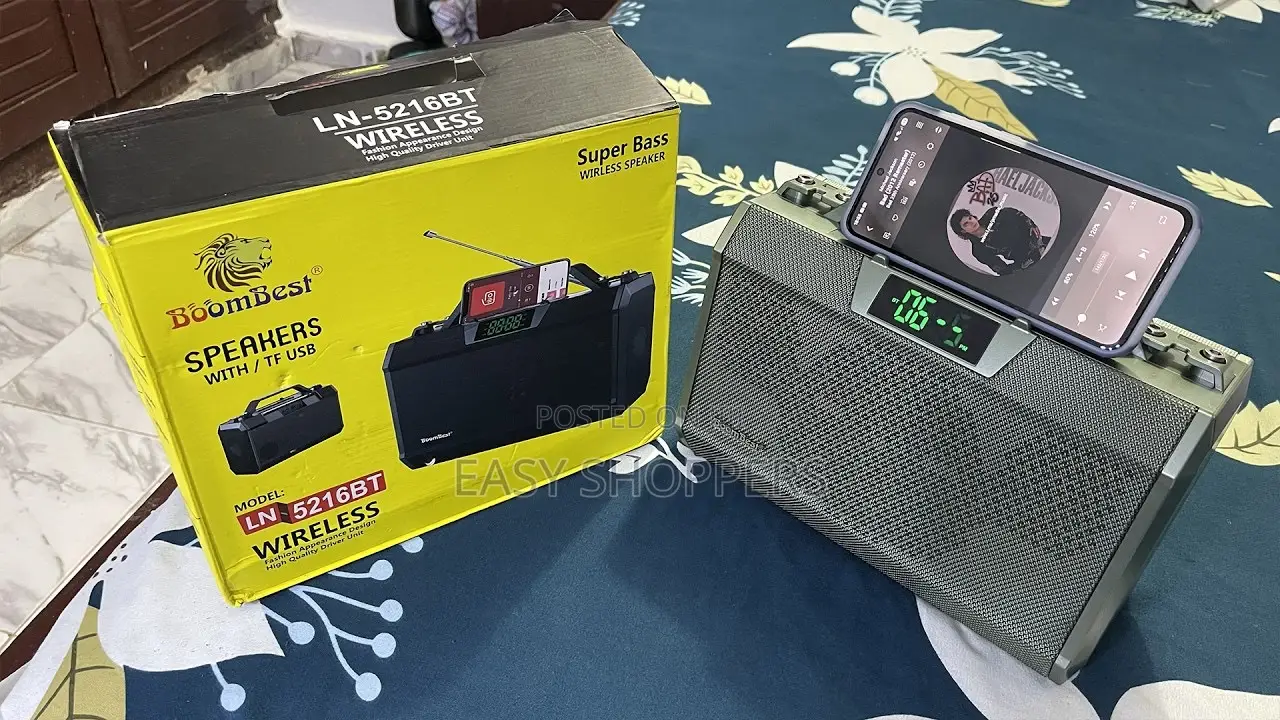 BoomBest Wireless Super Bass Speaker Portable Bluetooth Sound System