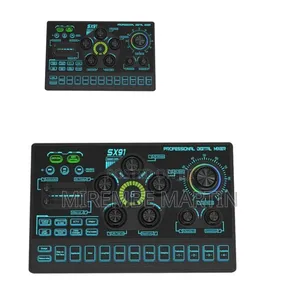 SX91 Live Sound Card USB Sound Mixer Professional Audio Mixing Console