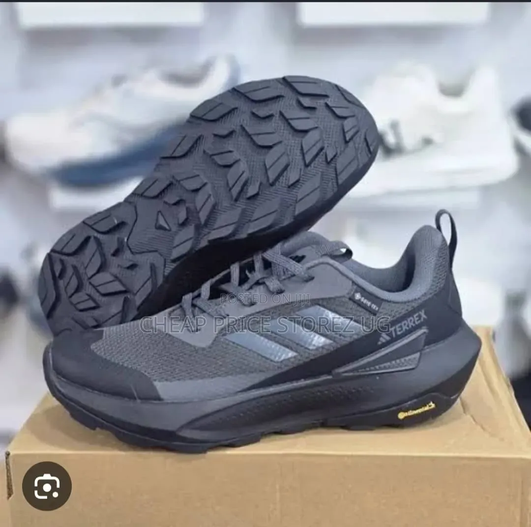 Grey Adidas Terrex Outdoor and Trail Running Shoes