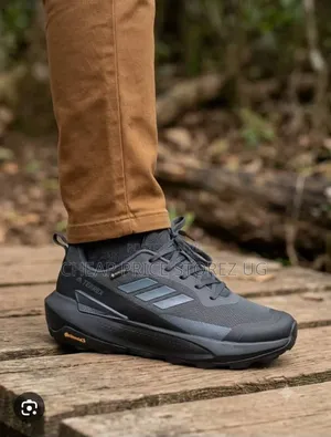 Grey Adidas Terrex Outdoor and Trail Running Shoes