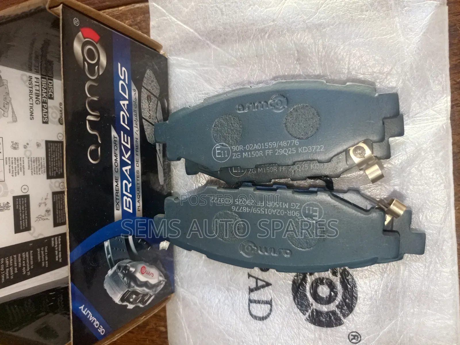 Rear Brake Pads Subaru Forester Impreza 6