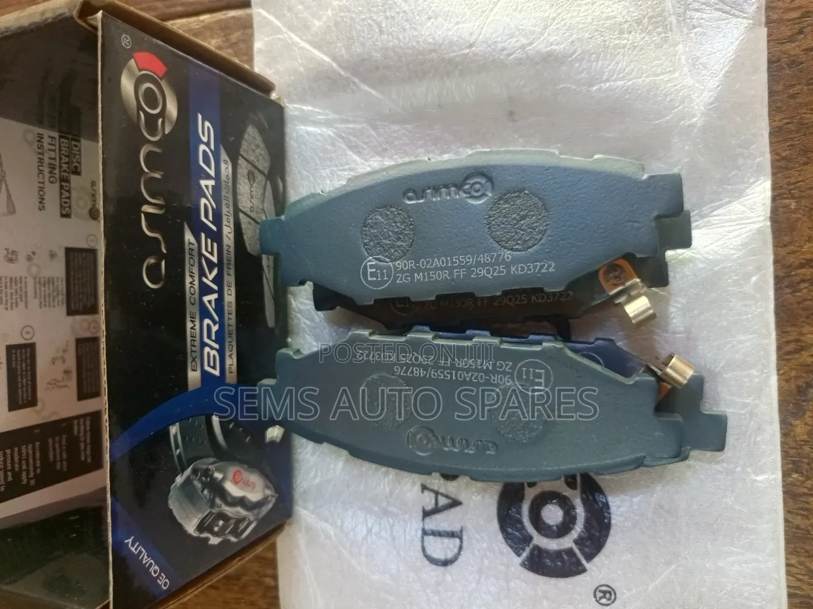 Rear Brake Pads Subaru Forester Impreza 6