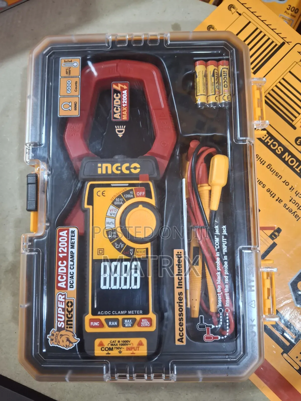 Ingco AC/DC Digital Clamp Meter