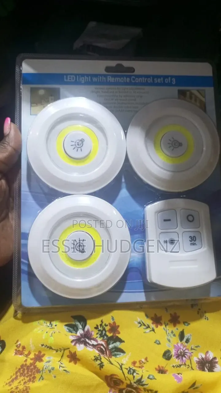 Led Light With Remote Controll(3pcs)