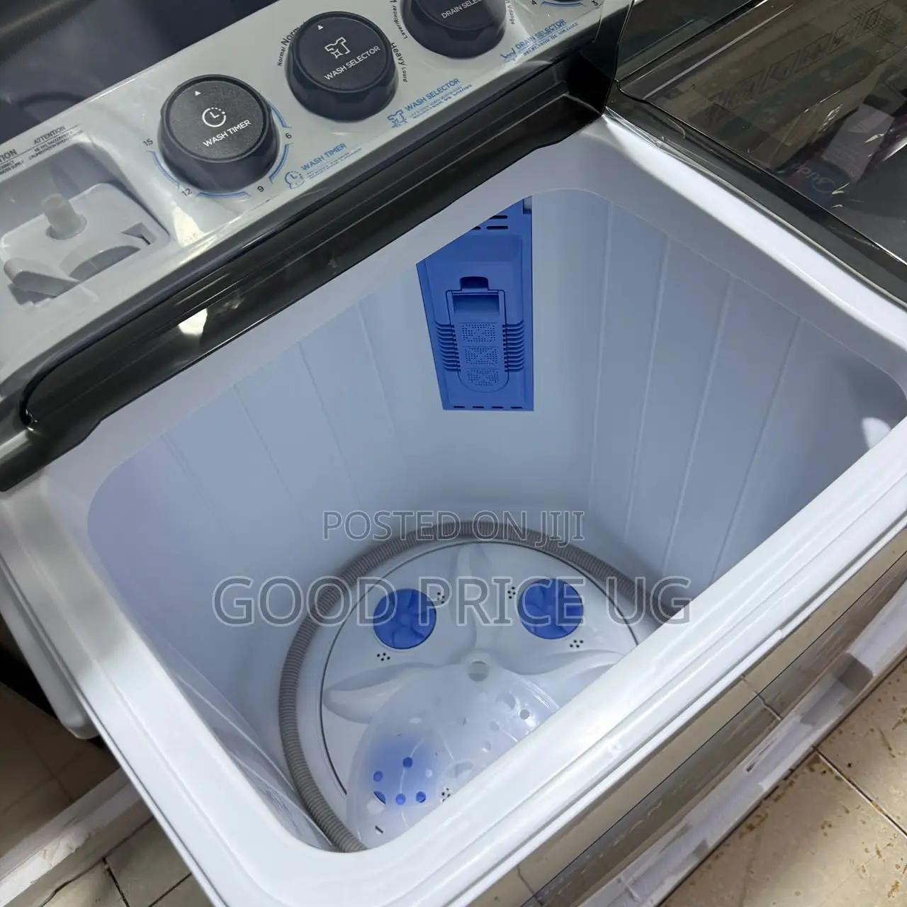 T Midea Deep Clean Twin Tub Semi-Automatic Washing Machine