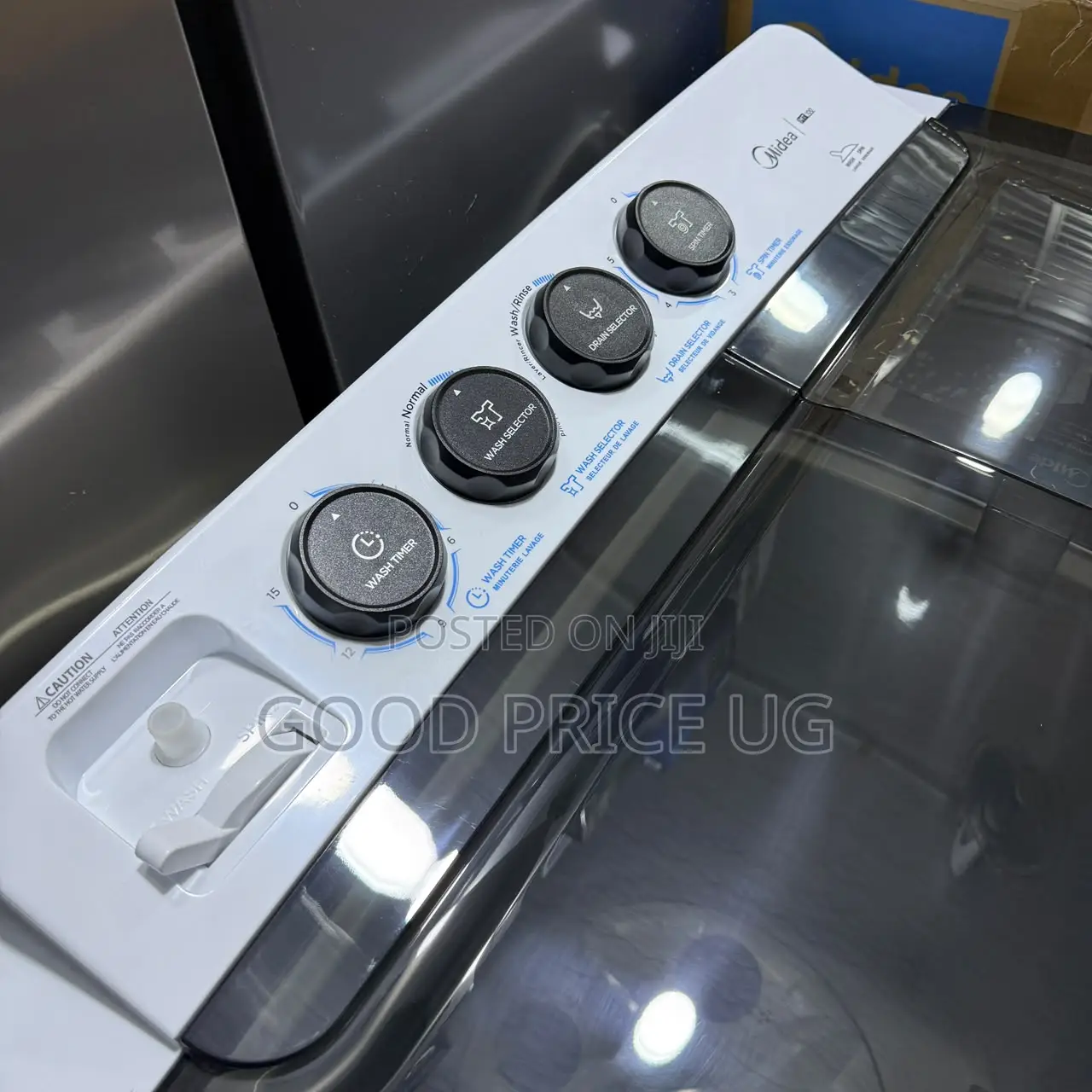 T Midea Deep Clean Twin Tub Semi-Automatic Washing Machine