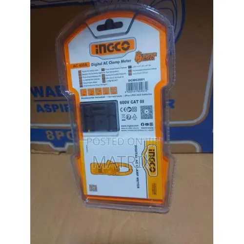 INGCO Digital AC Clamp Meter AC 600a