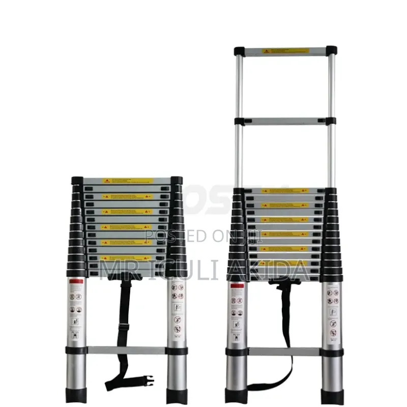 15steps 4.4mtrs Aluminium Telescopic Extension Ladder