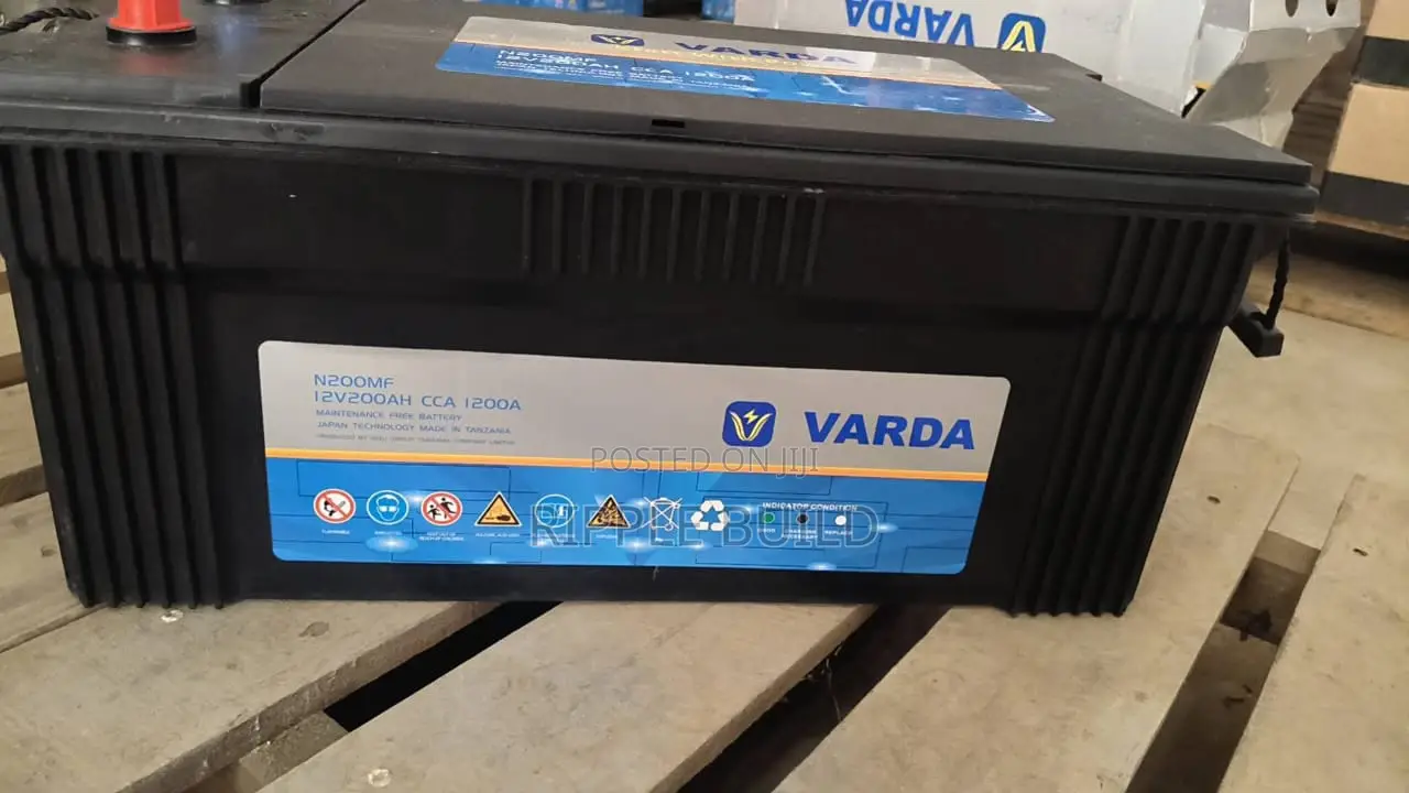 200Ah Varda N200/L Left Hand Heavy Duty Car Battery 12V