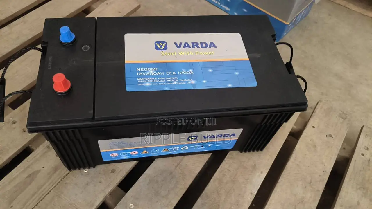 200Ah Varda N200/L Left Hand Heavy Duty Car Battery 12V