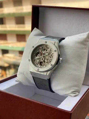 This Is a Hublot Geneve-Style Skeleton Mechanical Wristwatch