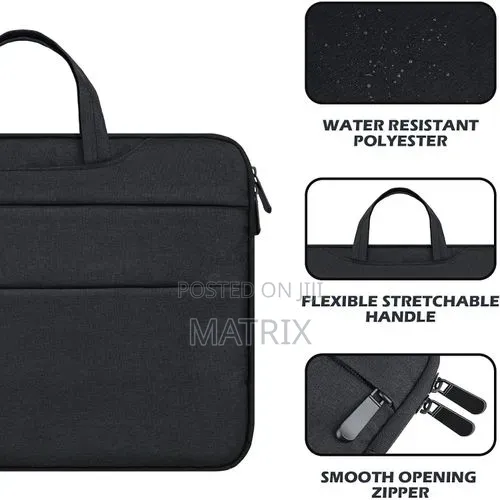Laptop Briefcase Bag Sleeve Carrying Case With Shoulder Strap
