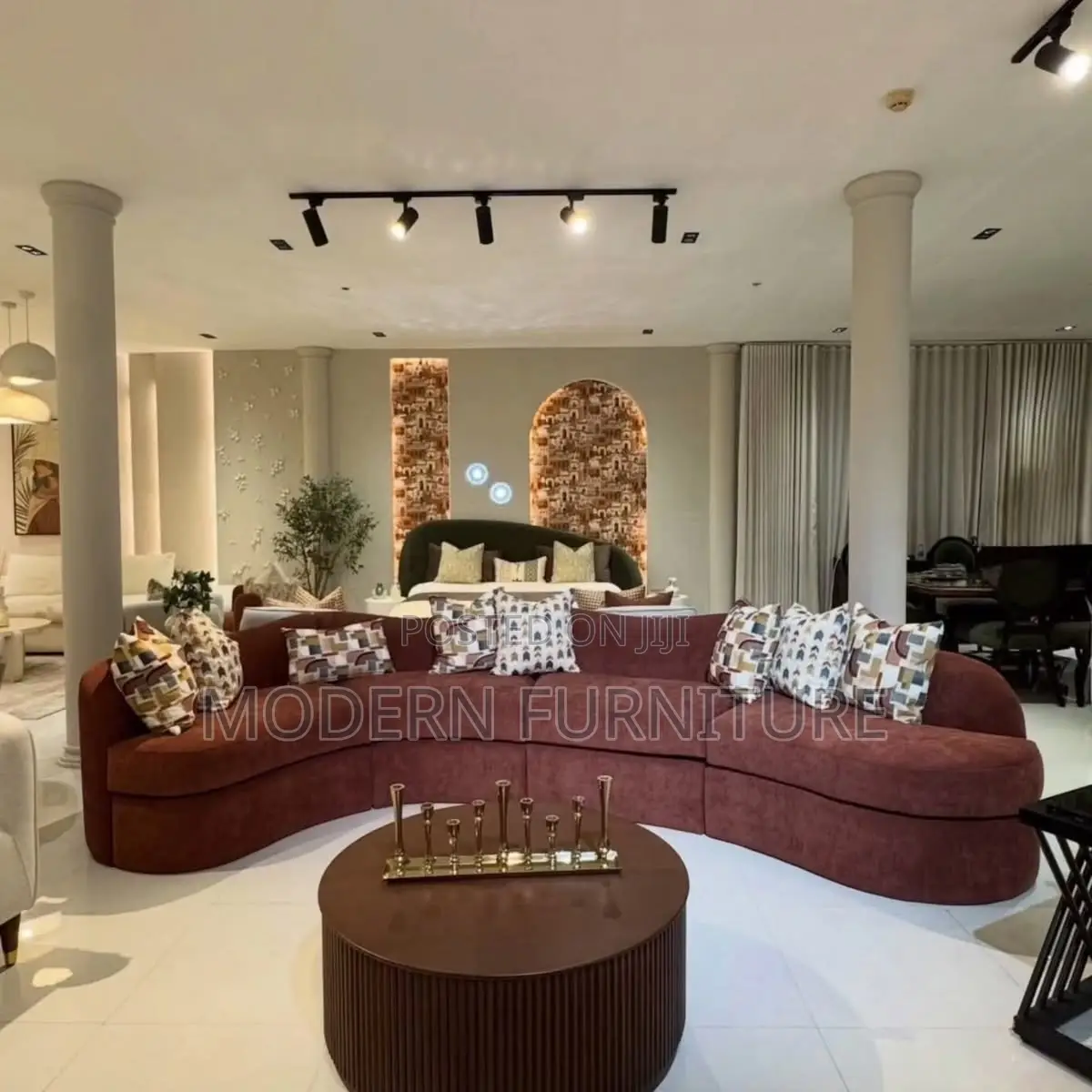 Luxury Curved Sofa Set