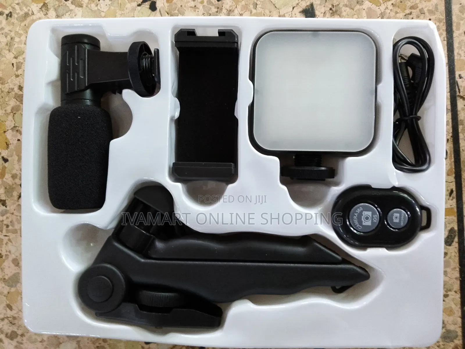 AY-49 Portable Video Making Kit - With Bluetooth Remote
