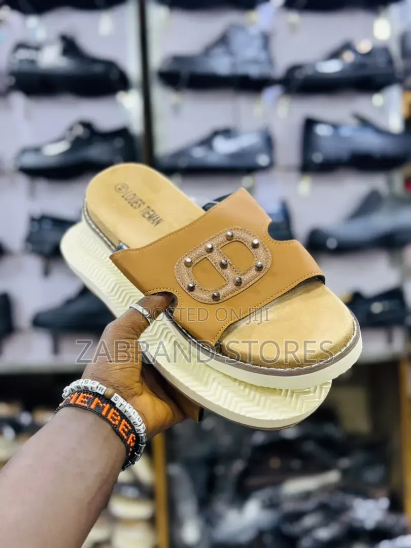 Chunky Platform Slip-on Sandals