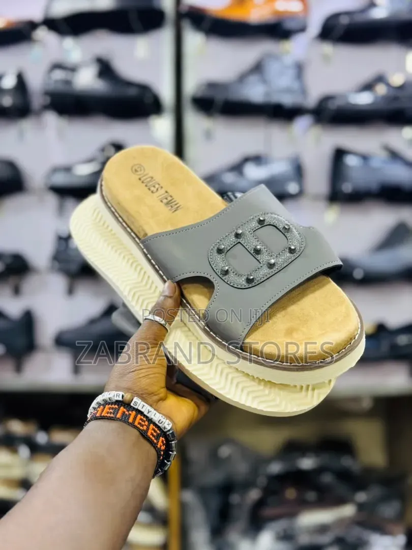 Chunky Platform Slip-on Sandals