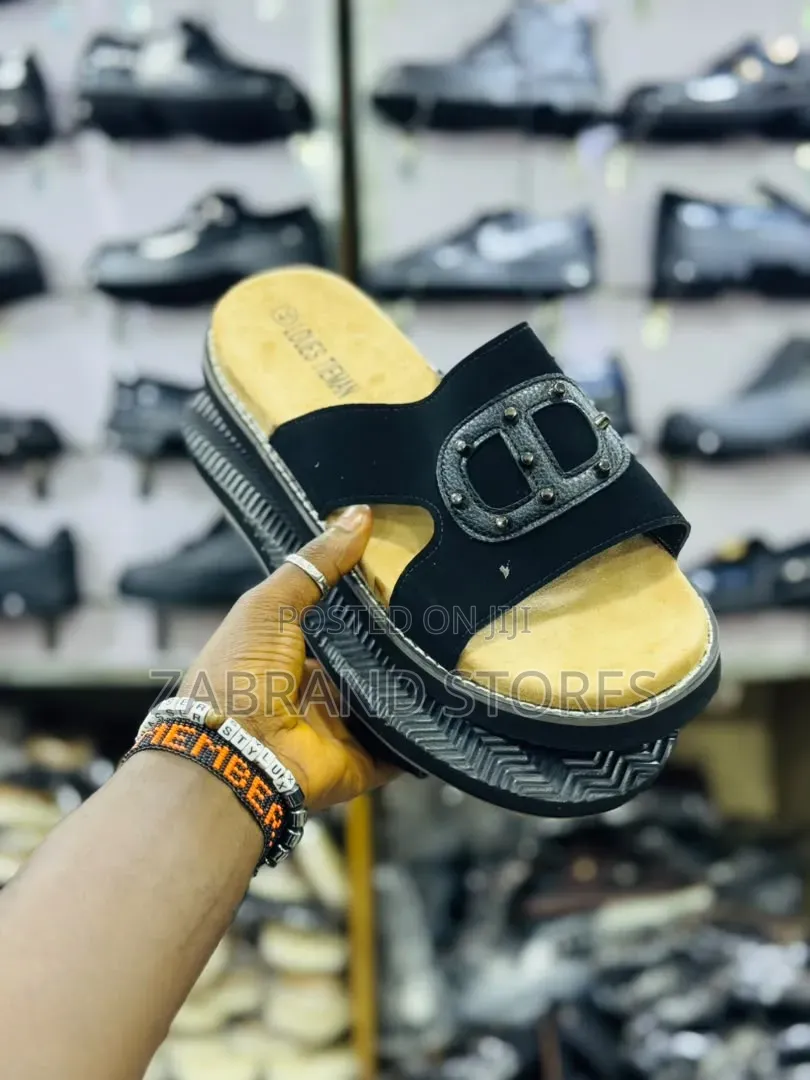 Chunky Platform Slip-on Sandals