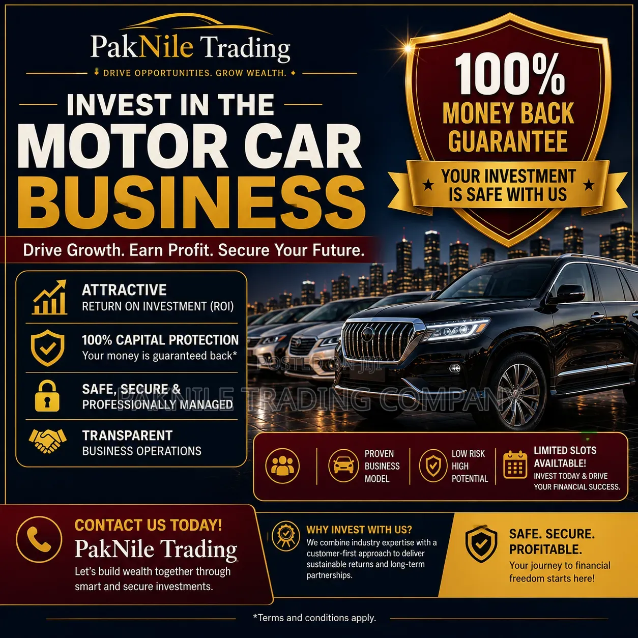 Motor Vehicle Investment – Secure Profitable