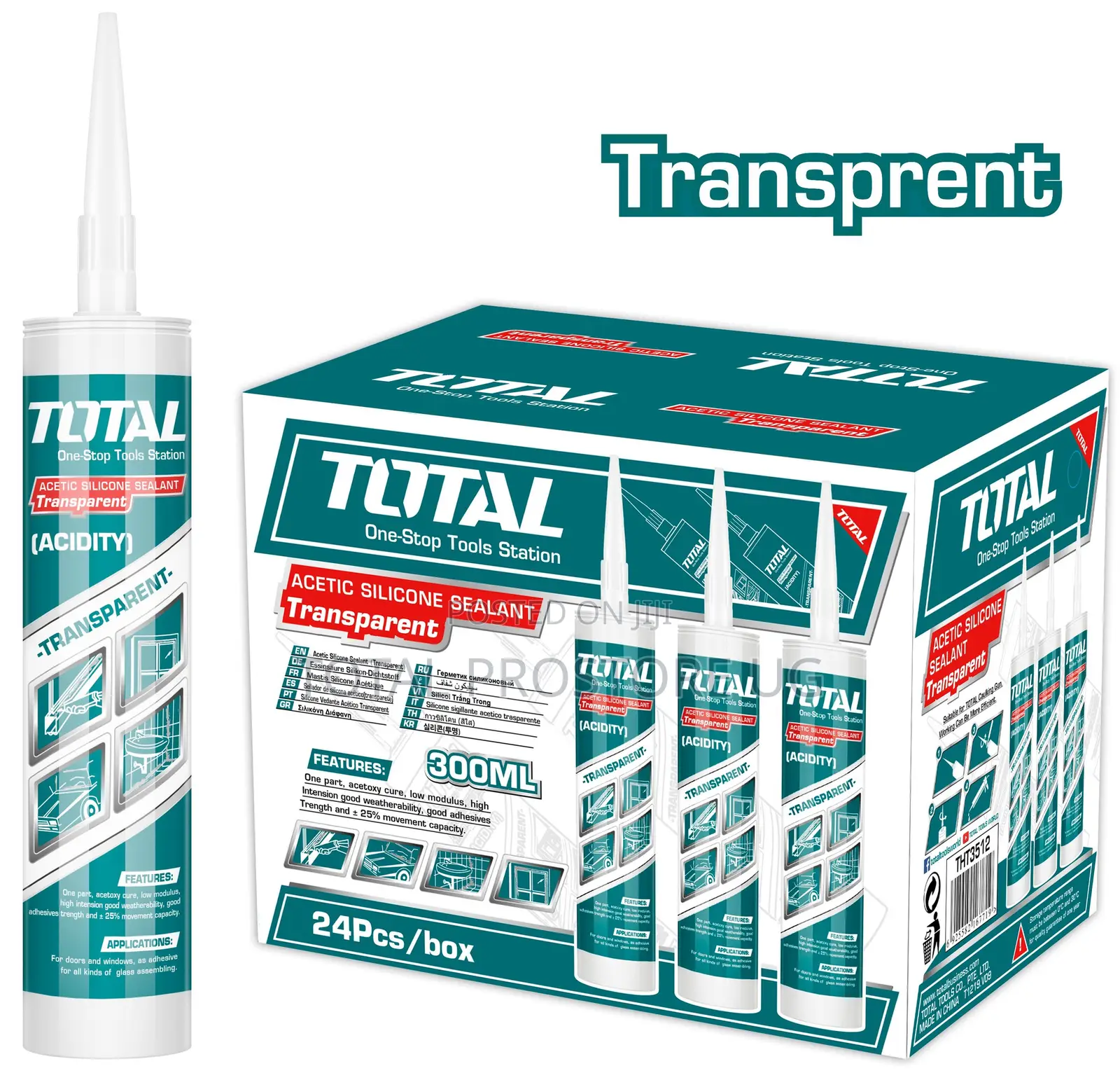 Acetic Silicone Sealant (Transparet)