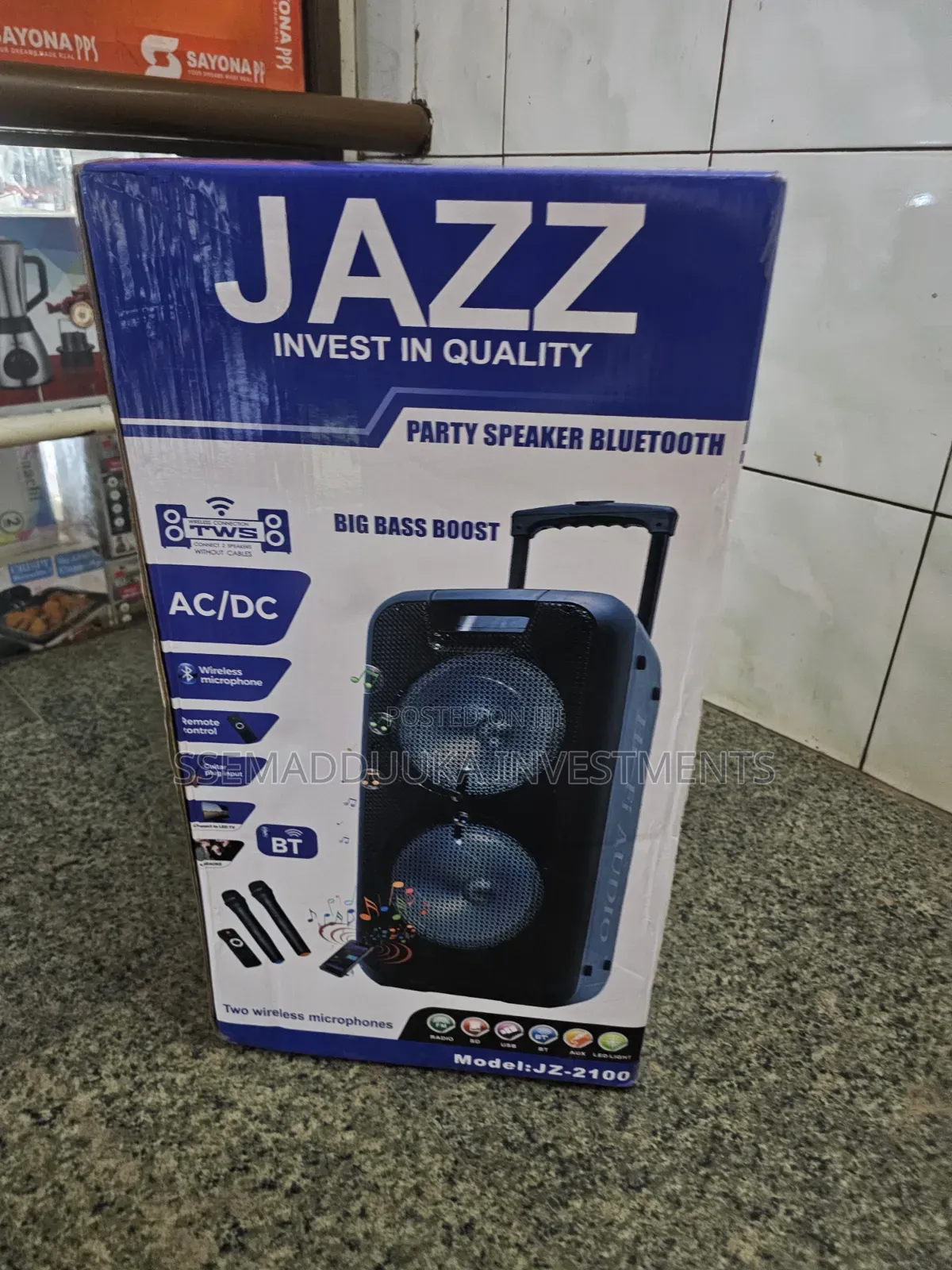 Jazz Jz -2100 Rechargeable Speaker