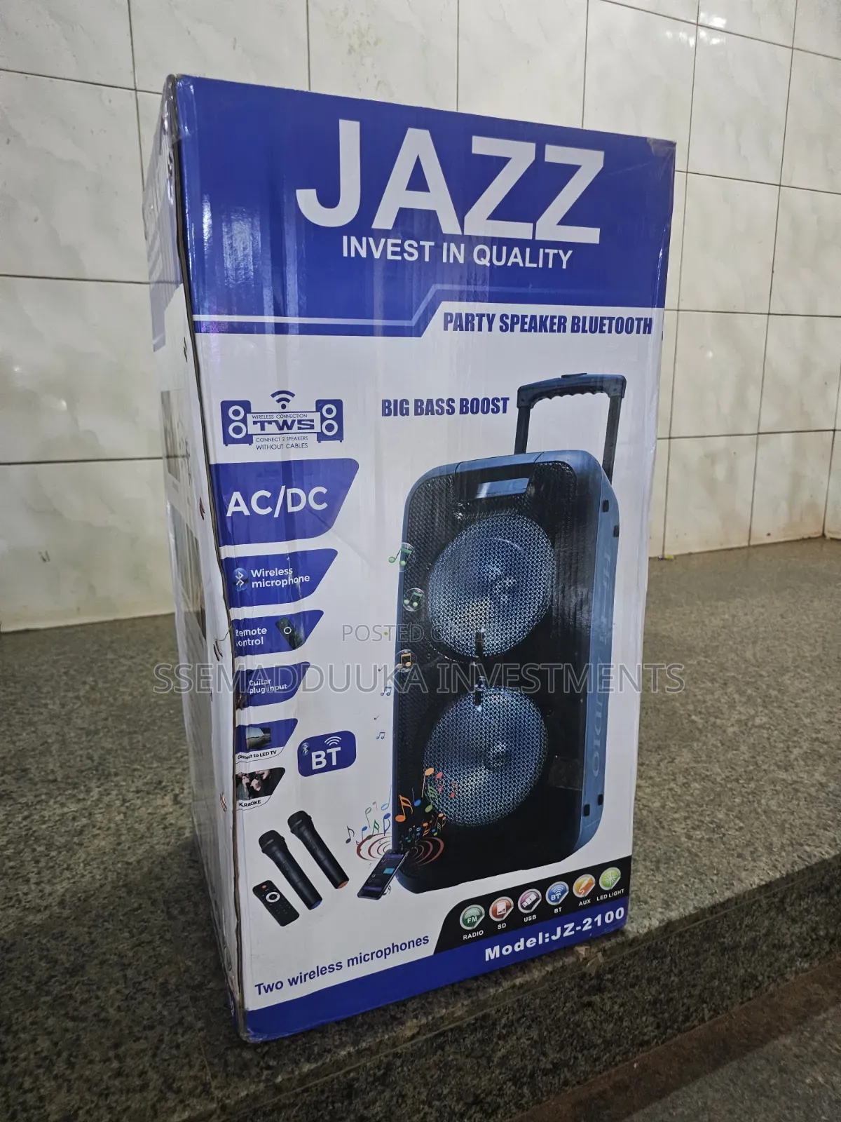 Jazz Jz -2100 Rechargeable Speaker