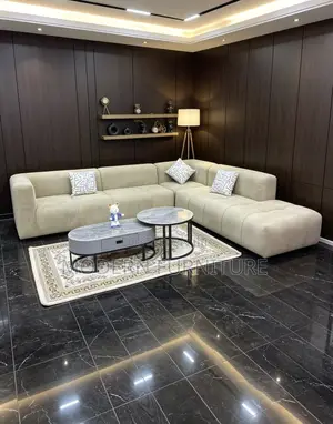 Living Room L Sofa Set