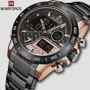 Naviforce Luxury Dual Display Waterproof Men's Watch