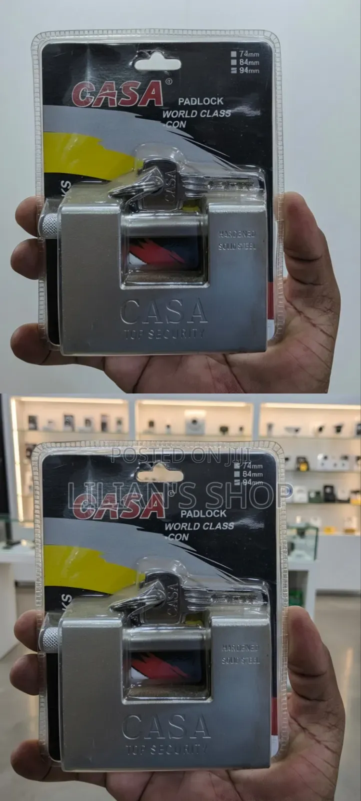 Casa Top Security Padlock 94mm
