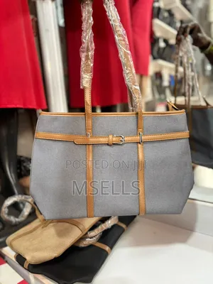 Shopper Tote Bag (Blueish-Gray)