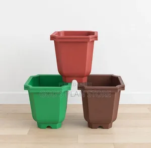 Home Office Garden Balcony Plastic Flower Pots Plastic Flower Pots