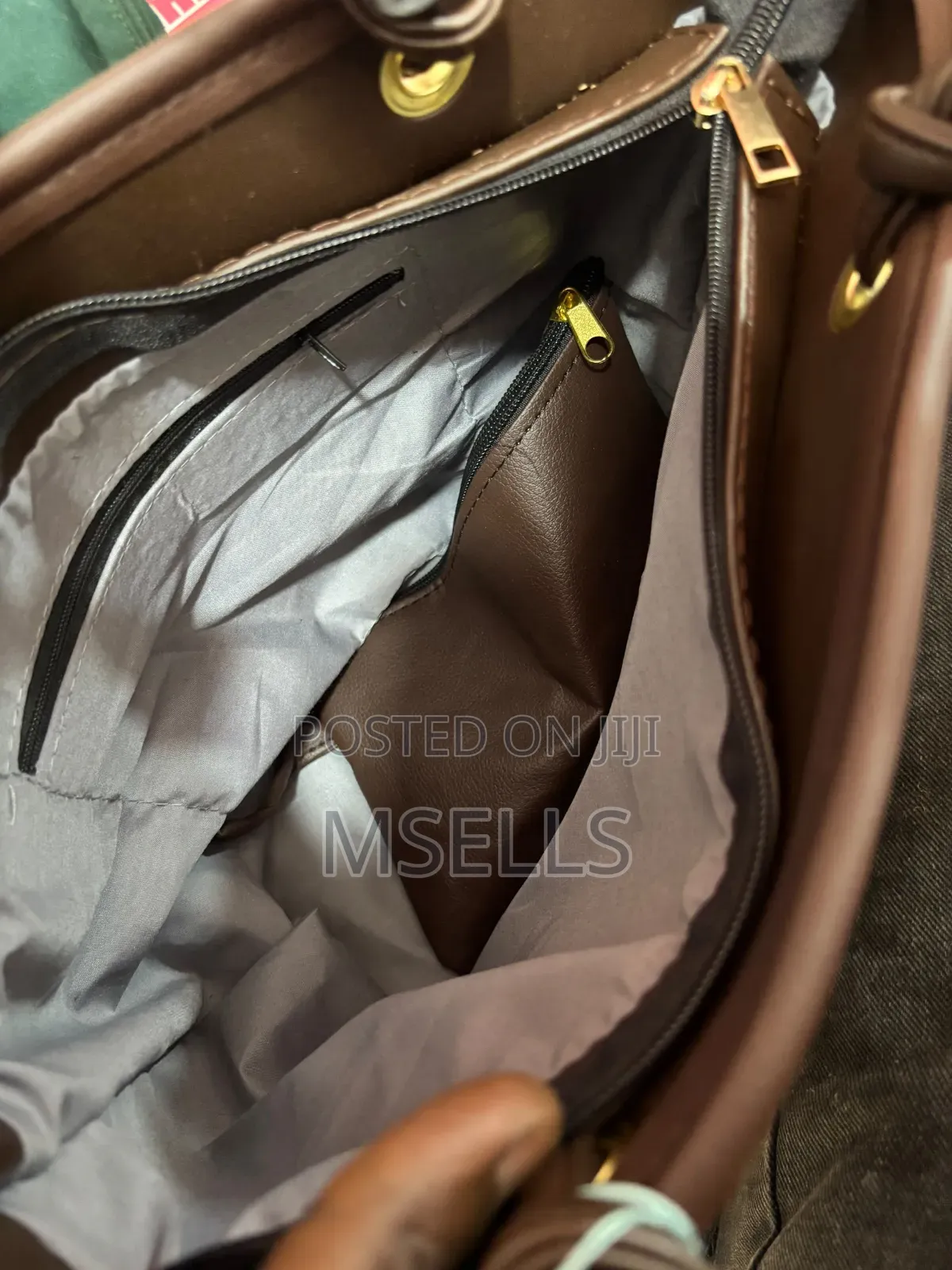 Woven Tote Bag (Khaki)