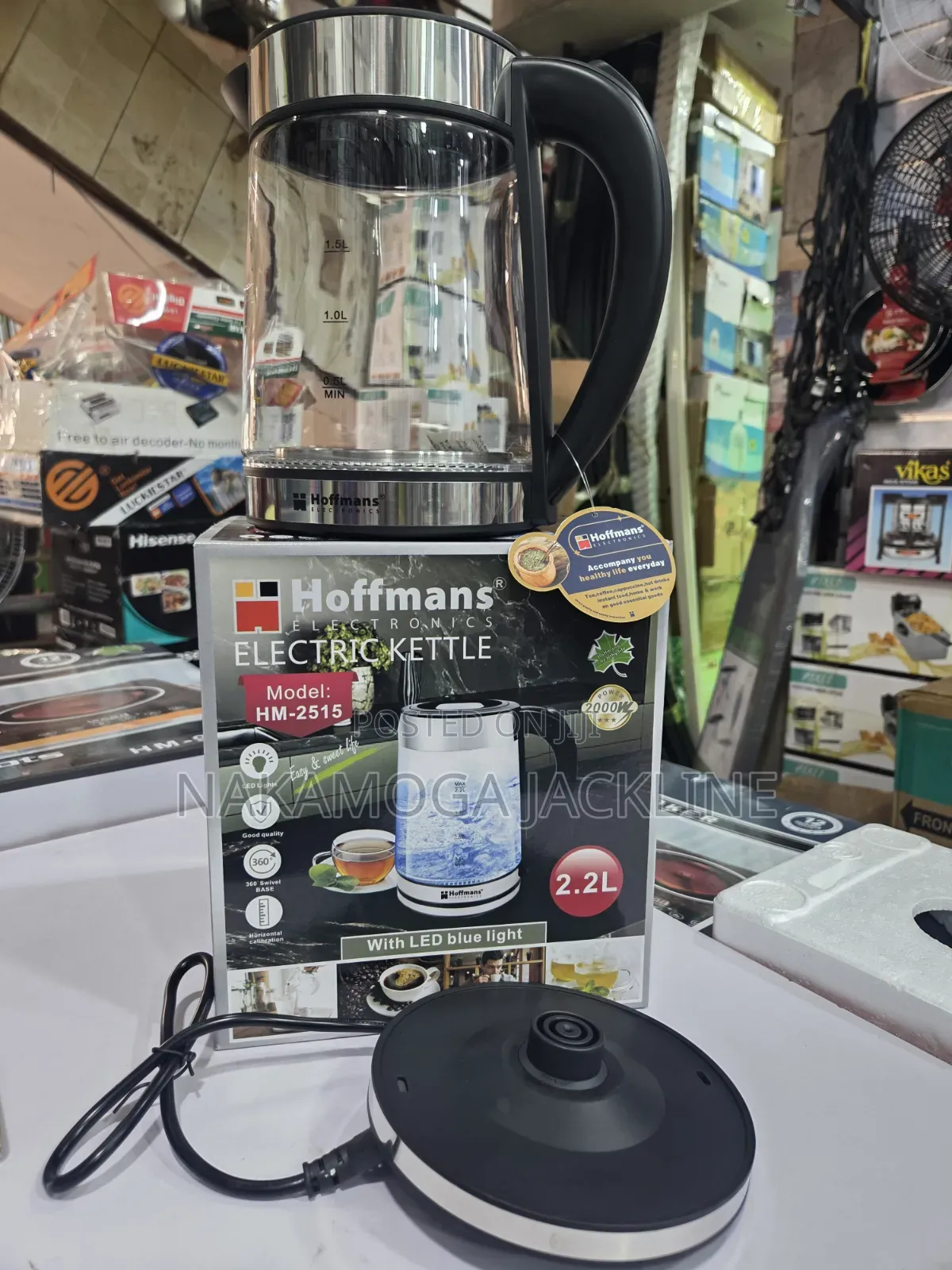 Hoffmans Electric Kettle HM- 2515