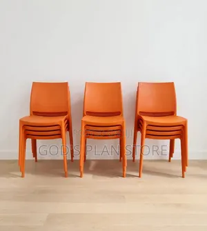 Modern Orange Plastic Chairs Plastic Chairs for Office Cafe