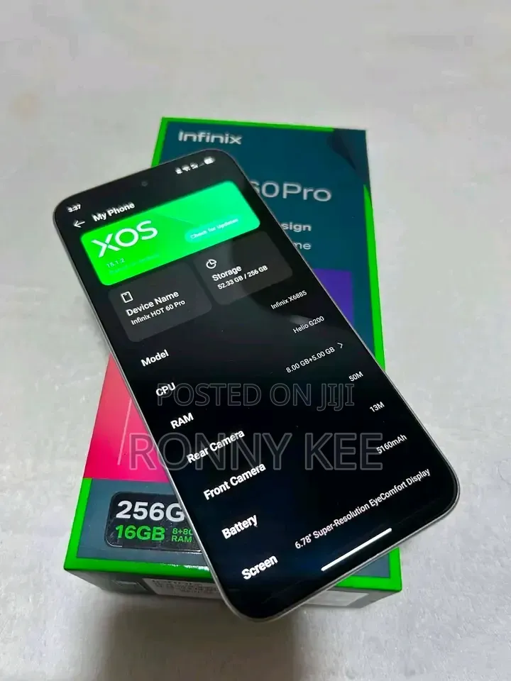 New Infinix Hot 60 Pro+ 256 GB Gold