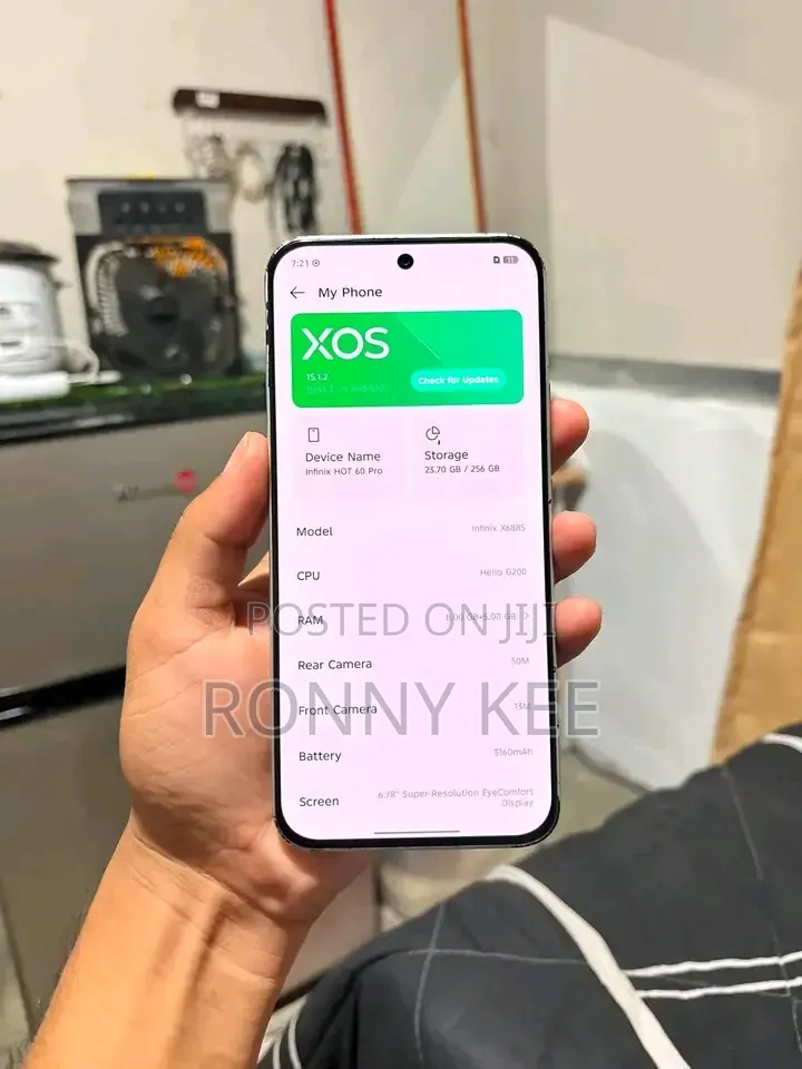 New Infinix Hot 60 Pro+ 256 GB Gray