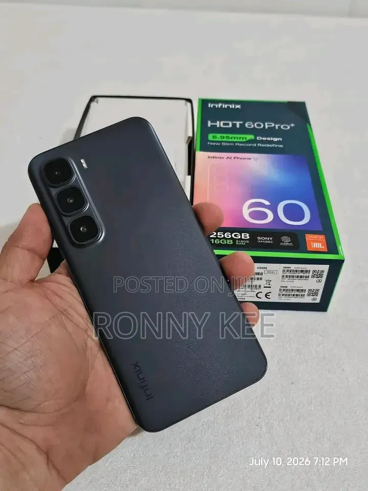 New Infinix Hot 60 Pro+ 256 GB Gray